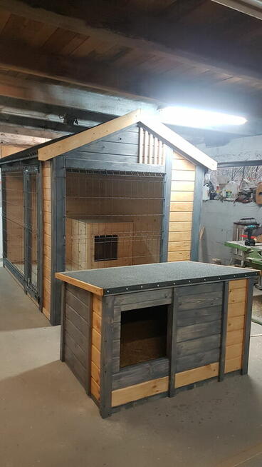 Kojec dla psa drewniany