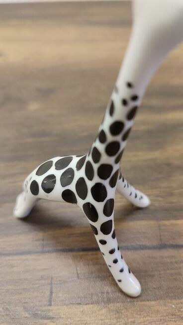 Porcelanowa figura Żyrafa - Ćmielów, projekt Hanny Orthwein