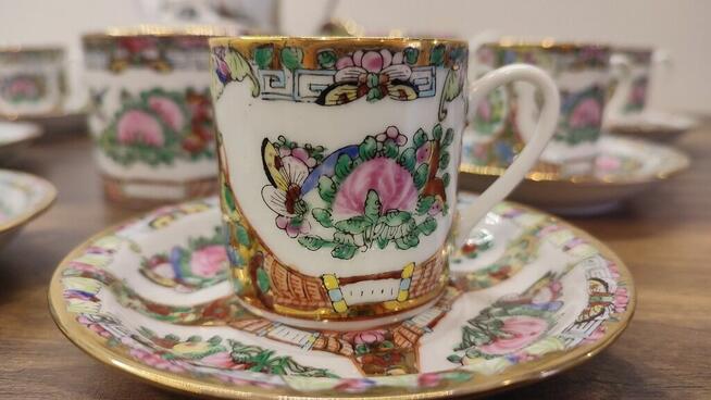 Serwis do kawy - porcelana chińska Vintage