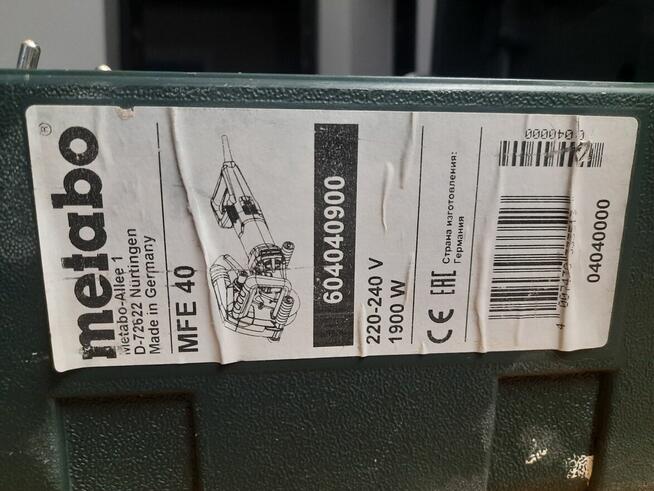 Bruzdownica Metabo MFE-40