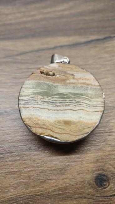 Wisior z Onyxem brązowym , śr. 47mm