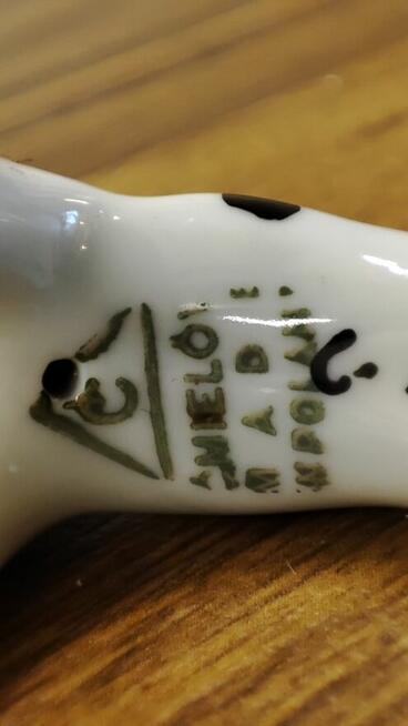 Porcelanowa figura Żyrafa - Ćmielów, projekt Hanny Orthwein