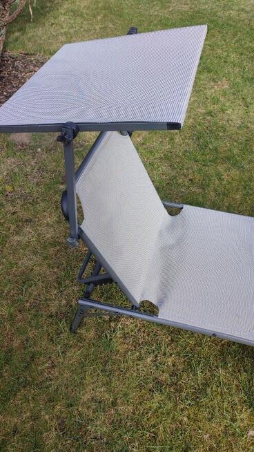 Leżak, Łóżko składane z daszkiem + materac
