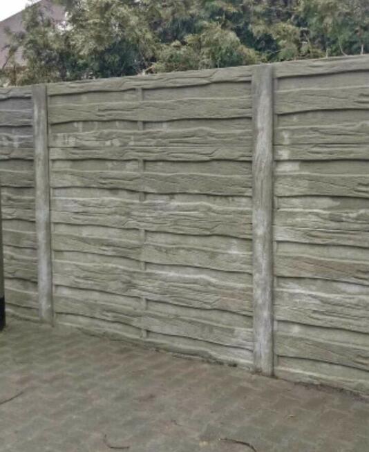 Ogrodzenie Betonowe H25 H50 dostępne w różnych wzorach