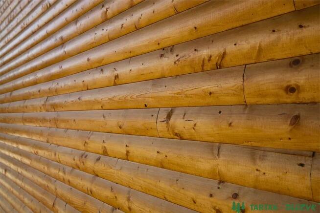 Deska elewacyjna typu otoczak – imitacja półbala – sosnowa