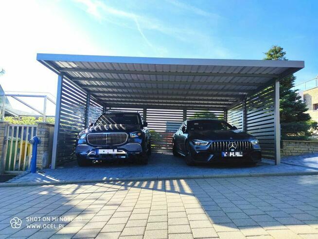 Nowoczesne wiaty garażowe, carporty stal, aluminium