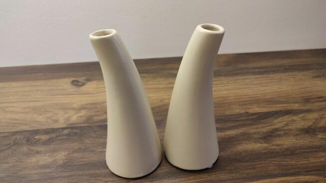 Wazoniki porcelanowe - kpl