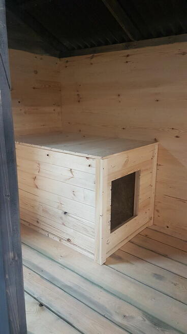 Kojec dla psa drewniany