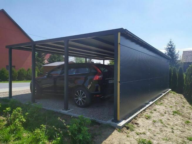 Wiata garażowa. Garaż. Z pom gospodarczym.