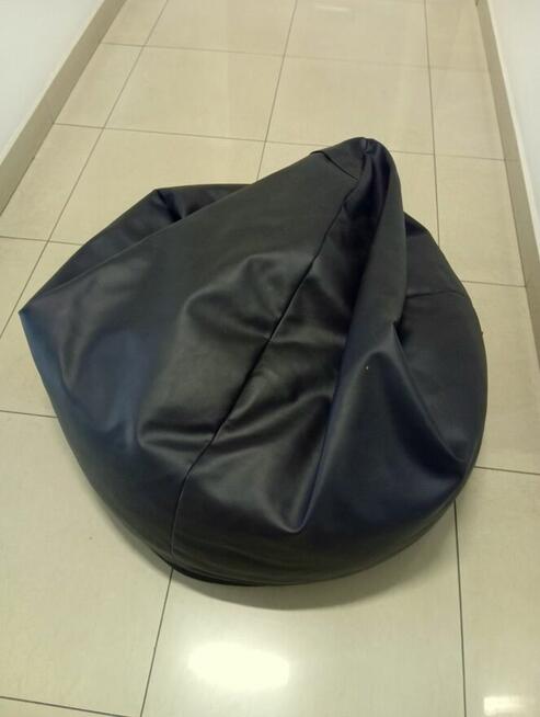 fotel pufa z ekoskóry