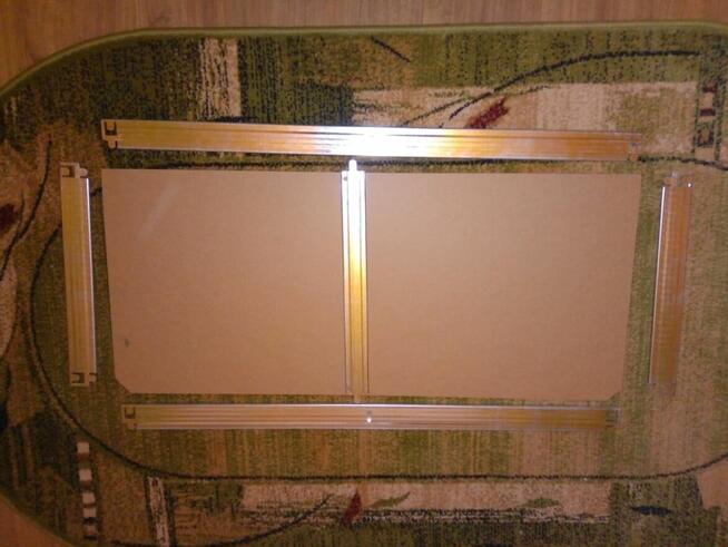 Półka regał metalowy elementy obramowania wspornik płyta ocy