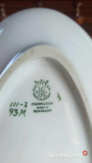 Wspaniała Patera z wiatrakiem. Copenhagen Porcelain. Syg. B&