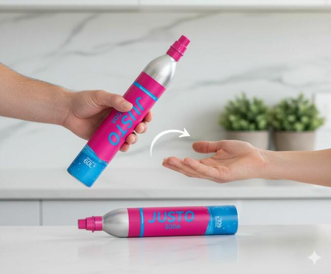 CO2 do Saturatorów, Szybka Wymiana/Napełnianie Butli SODA