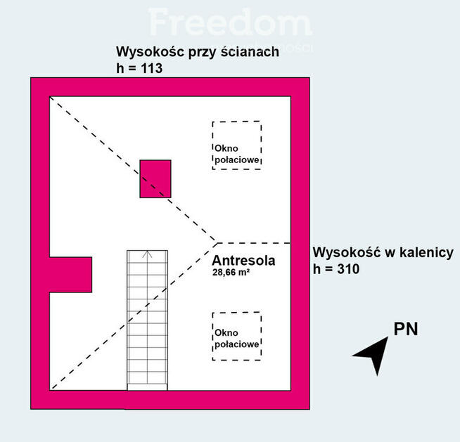 Dwupoziomowe 4 pokoje | Sadyba | 104,4 m2
