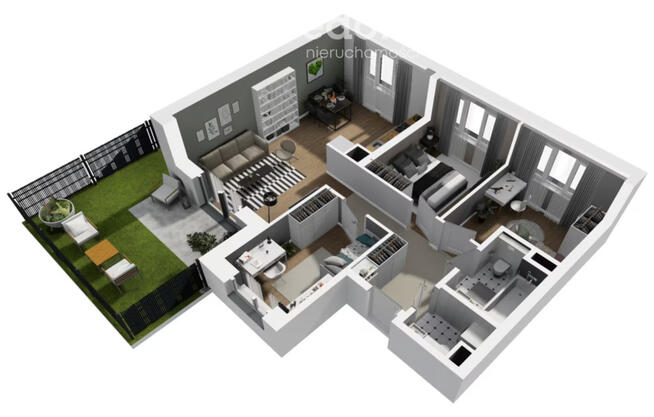 Przestronne 4 pokoje z ogródkiem | Mokotów