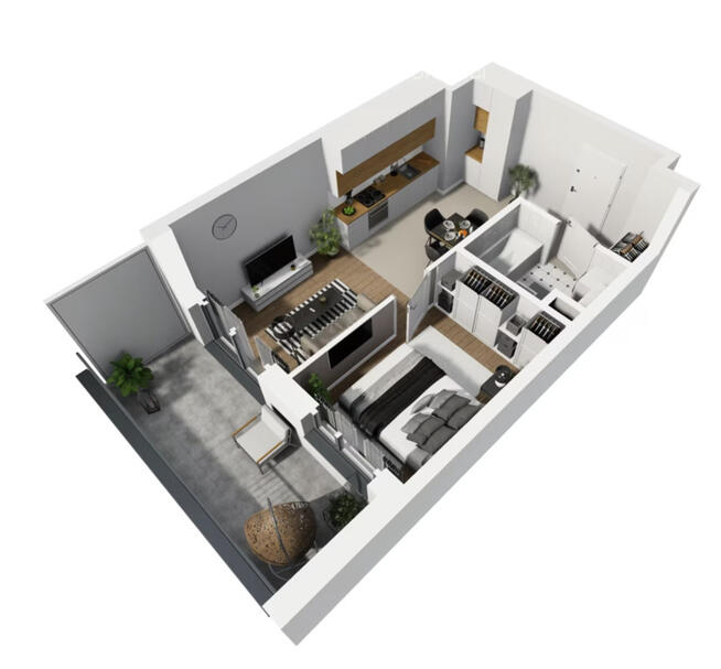 Mieszkanie 2 pokoje z balkonem | Mokotów