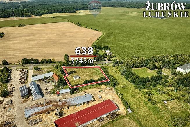 Działka inwestycyjna z WZ, 3.745 m²