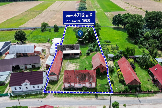 Dom z zabudowaniami, duża działka i wiejski klimat