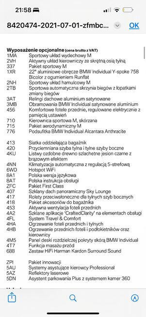 BMW X7 Gwarancja,Full
