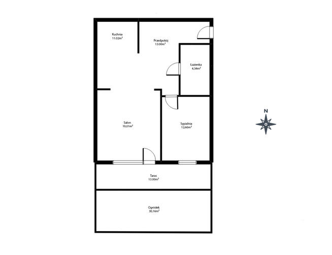 ✅ Sprawdź >>> 60m2 z ogródkiem + garaż i komórka✅