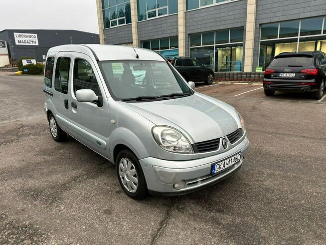 Renault Kangoo 1,6 benzyna 95KM, Nowe sprzęgło, Klimatyzacja, 5-cio osobowy, Salon PL