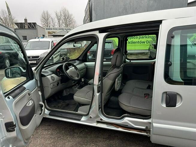 Renault Kangoo 1,6 benzyna 95KM, Nowe sprzęgło, Klimatyzacja, 5-cio osobowy, Salon PL