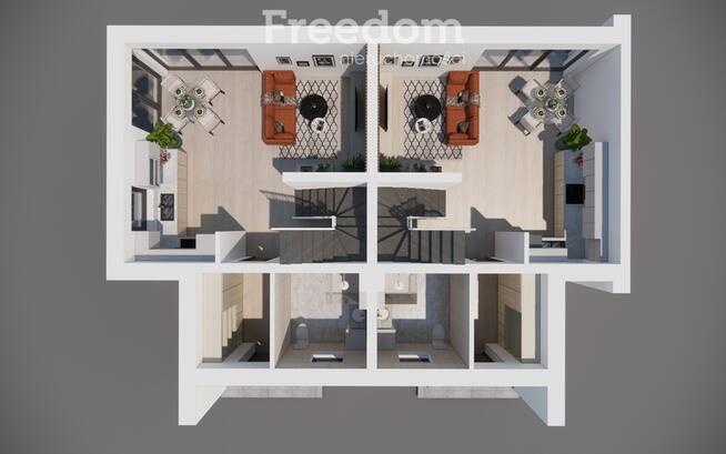 Bliźniak w cenie mieszkania , ogród 400m2