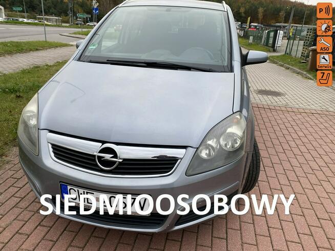 Opel Zafira 1,6 Benzyna/7 miejsc/10 airbag/Klimatyzacja OK/Opony wielosezonowe