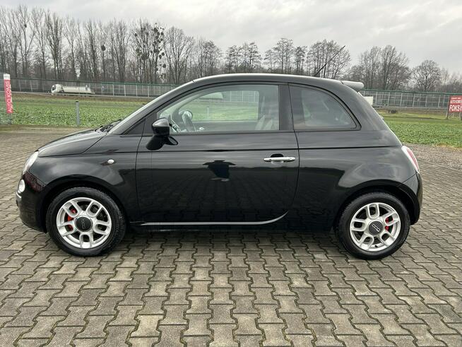 Fiat 500 1,4 100 KM TYLKO 138 TYS. KM. SERWIS W ASO PÓŁ SKÓRA 6 LAT JEDEN WŁ