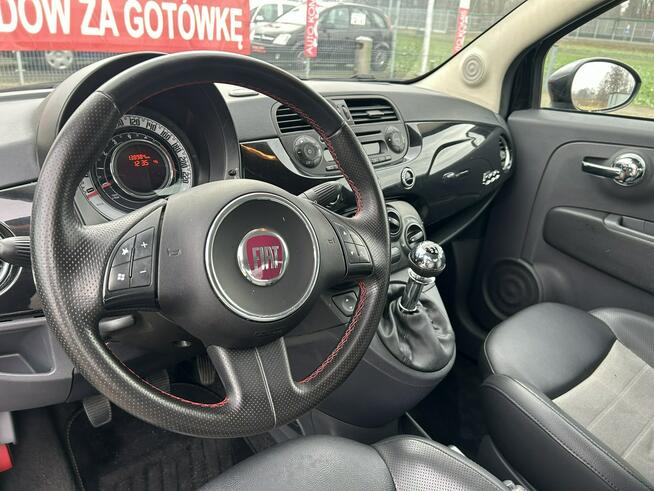 Fiat 500 1,4 100 KM TYLKO 138 TYS. KM. SERWIS W ASO PÓŁ SKÓRA 6 LAT JEDEN WŁ