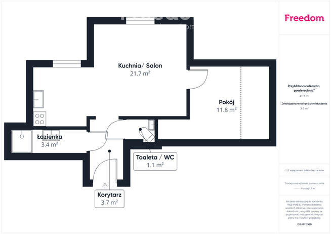 Na sprzedaż 2 pokojowe mieszkanie w Elblągu