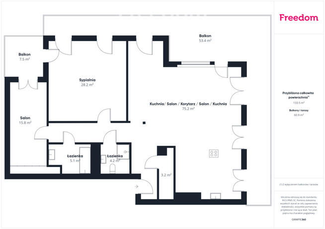 Na wynajem luksusowy apartament w Elblągu