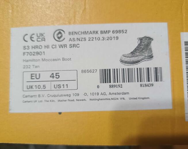Buty męskie Carhartt Hamilton rozm.45 NOWE Oryginalne