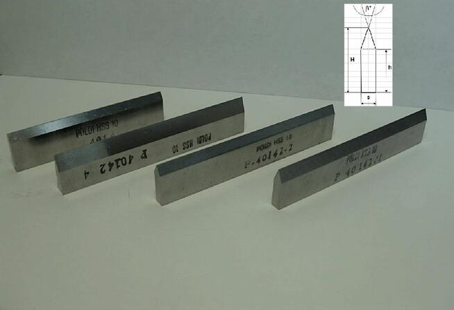 RADECO POLDI 5x20x100 - Półfabrykat noża HSS - ČSN 223691