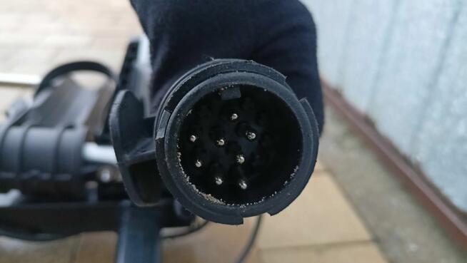 Bagażnik hak 3 rowery Uebler X31 składany 13pin st.bdb