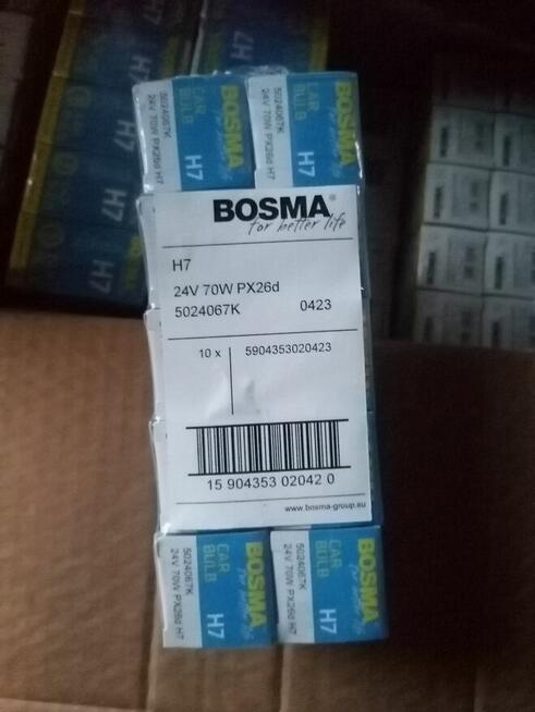 Żarówki 24v h7/h4 większą ilość paczek