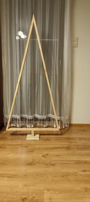 Choinki drewniane, ozdoba