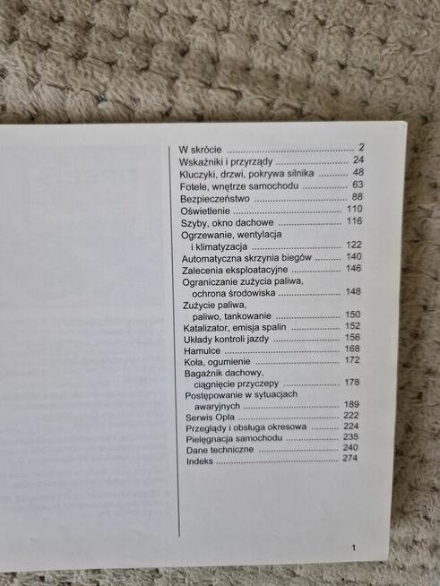 Książka- instrukcja obsługi Opel Vectra