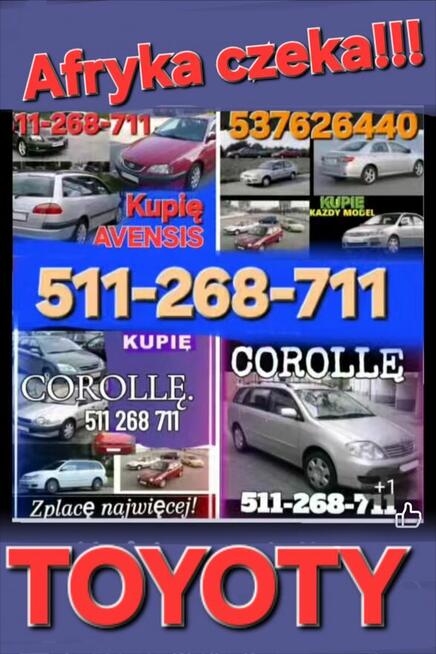 Skup aut TOYOT HIACE, COROLLA,LAND-CRUISER, HILUX 511-268-711