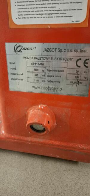Elektryczny paleciak Jazgot EPT-15MH