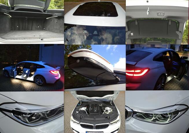 BMW 6GT M-pakiet 630 D *87tys km*kamery 360*Head-Up*panorama