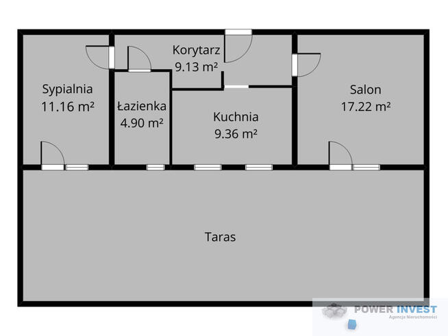 Mieszkanie 2-pokojowe z tarasem obok Kampusu UJ