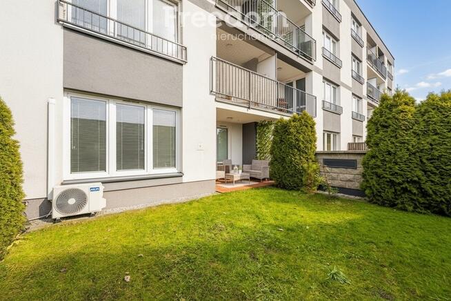 Mieszkanie z ogródkiem przy stacji PKP, Wawer