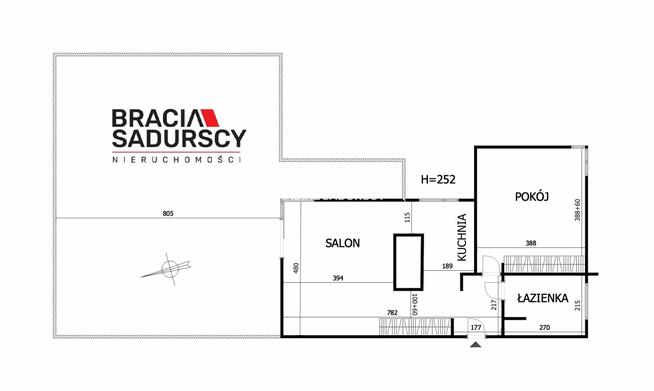 Mieszkanie Kraków Dębniki, Zakrzówek, Zakrzowiecka