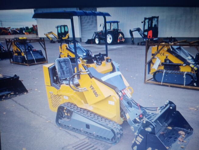 traktory ogrodnicze zamiatarka uliczna ładowarki wozidła