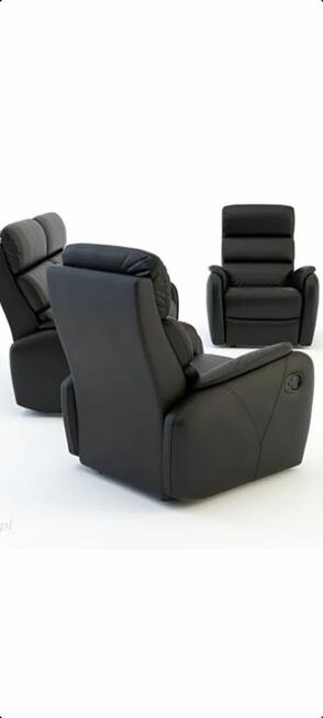 Komplet wypoczynkowy skórzany Dallas