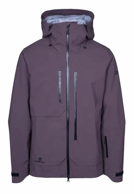 Kurtka narciarska Stockli Montero bordowa