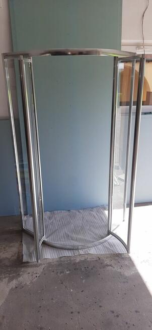 Kabina prysznicowa 90x90 półokrągła - KOŁO