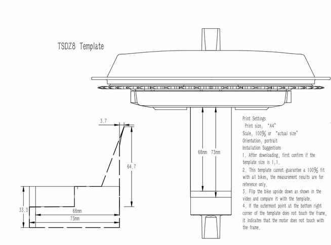 TSDZ8 Zestaw do konwersji MID 750W+ akumulator 48V 20Ah ebik