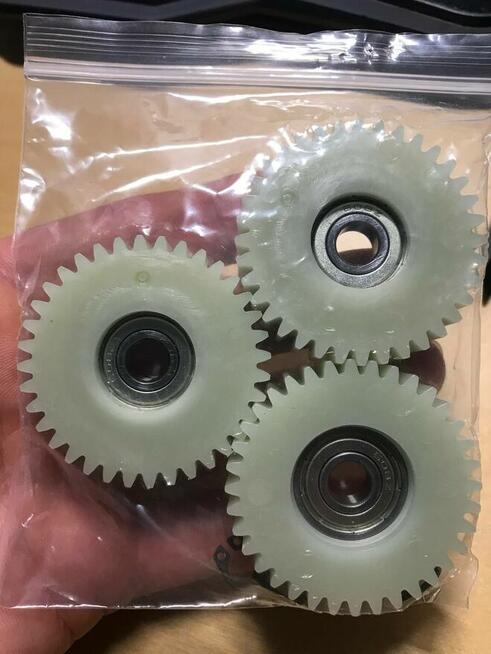 Kółka zębate z łożyskiem do silników przekładniowych 500W eb
